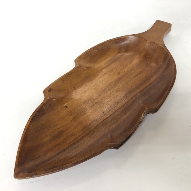 SERVING DISH, Teak Leaf - Large 